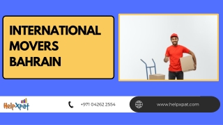 international movers Bahrain