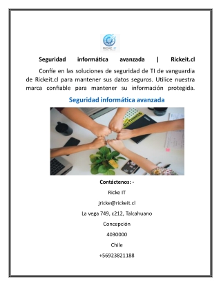 Soluciones tecnológicas personalizadas  Rickeit.cl