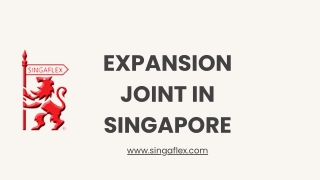 Expansion Joint in Singapore - singaflex.com