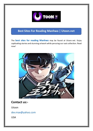 Best Sites For Reading Manhwa  Utoon.net