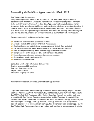 Buy Verified Cash App Accounts