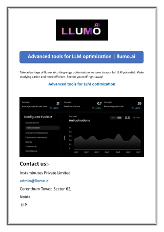 Advanced tools for LLM optimization  llumo