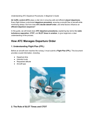 Understanding ATC Departure Procedures_ A Beginner’s Guide