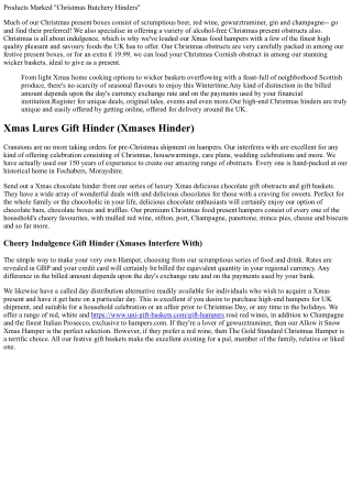 Christmas Chocolate Obstructs Present Boxes