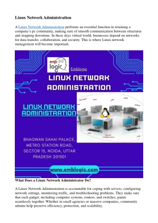 Linux Network Administration