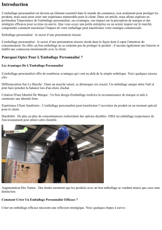 Emballage personnalisé : le secret d’une présentation réussie