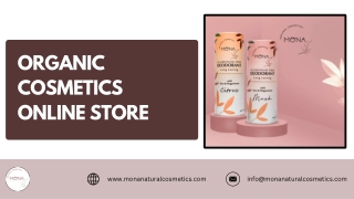 organic cosmetics online store PDF