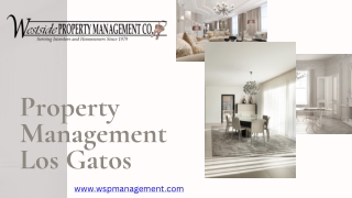 Los gatos Property management services