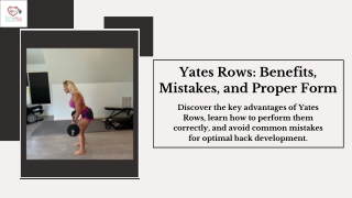 Mastering Yates Rows: Benefits, Form, and Common Mistakes.