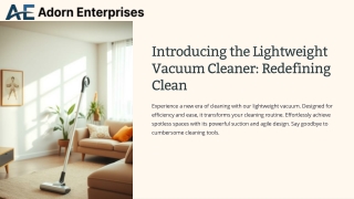 Powerful Lightweight Vacuum Cleaner for Clean Spaces ✨