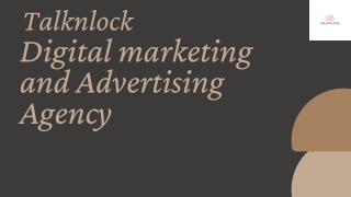 Talknlock Digital marketing and advertising agency