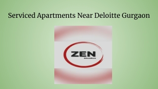 Serviced Apartments Near Deloitte Gurgaon