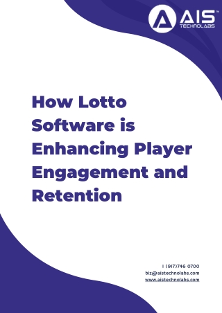 How Lotto Software is Enhancing Player Engagement and Retention