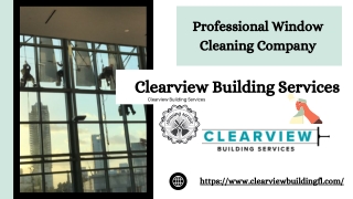 Commercial Window Cleaning Company - Clearview Building Services