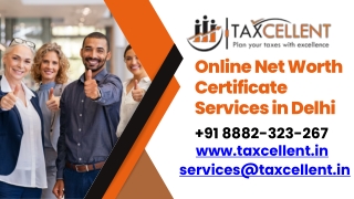 0nline Networth Certificate in Delhi