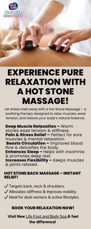 Experience Pure Relaxation with a Hot Stone Massage