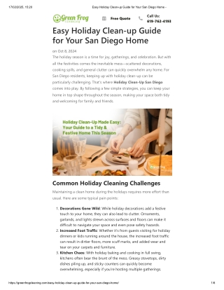 Benefits of Hiring a Home Cleaner in San Diego