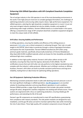 Enhancing USA Oilfield Operations with API feb 25