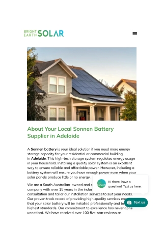 Sonnen Battery Adelaide