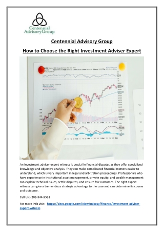 Investment Adviser Expert Witness – Trusted Financial Insight