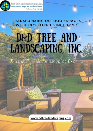 Expert Tree & Landscaping Solutions by D&D Trees and Landscape