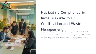 Guide to BIS Certification and Waste Management
