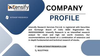 -Intensify research services indore Best Research advisor