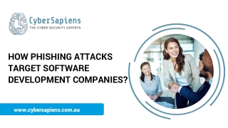 How Phishing Attacks Target Software Development Companies?