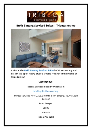 Bukit Bintang Serviced Suites  Tribeca.net.my