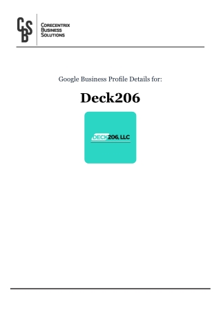 Wood deck construction | Deck206