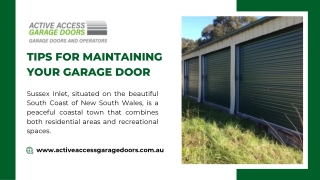 Tips for Maintaining Your Garage Door