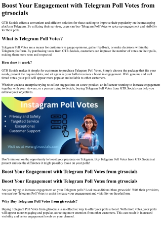 17 Signs You Work With poll vote increase instagram