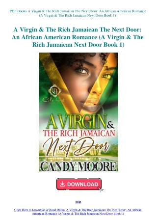 PDF Books A Virgin & The Rich Jamaican The Next Door An African American Romance (A Virgin & The Ric
