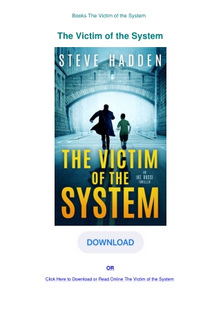 Books The Victim of the System