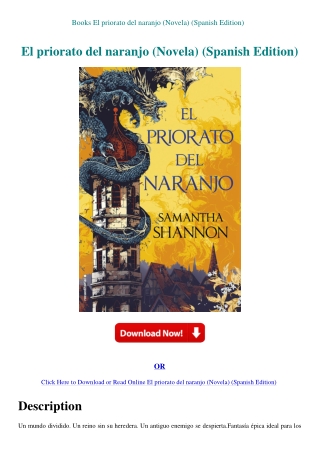 Books El priorato del naranjo (Novela) (Spanish Edition)