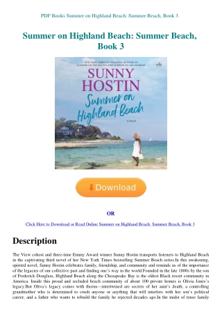 PDF Books Summer on Highland Beach Summer Beach  Book 3