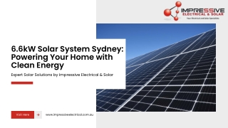 6.6Kw Solar System Sydney