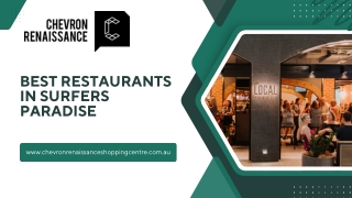Best Restaurants in Surfers Paradise for Every Food Lover