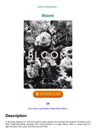 Books Read Bloom