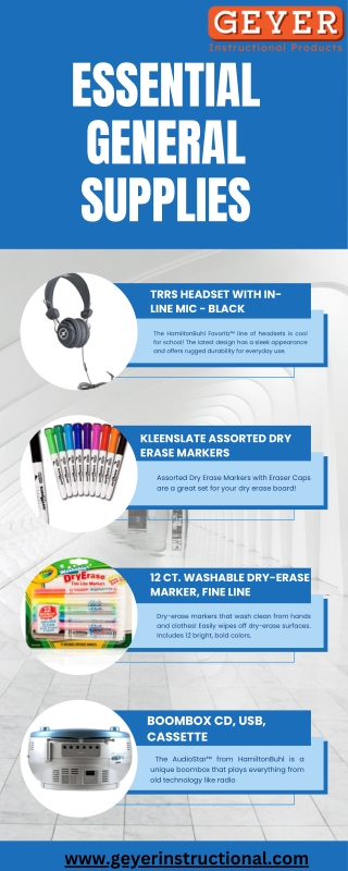 Essential General Supplies