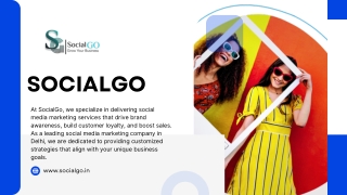 Partner with the Best Social Media Agency in India - SocialGo