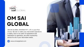 Best Real Estate Company in Noida - Om Sai Global