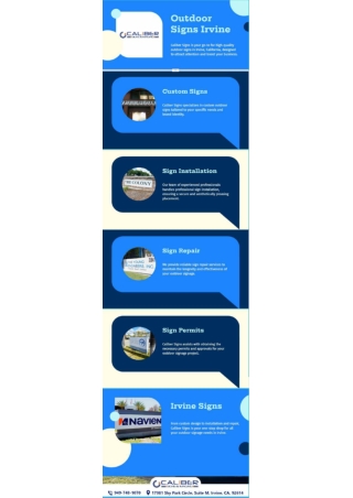 Custom Outdoor Signs in Irvine, CA | Boost Your Business Visibility