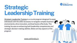 strategic leadership training