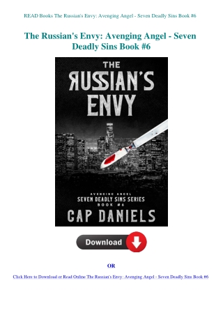 READ Books The Russian's Envy Avenging Angel - Seven Deadly Sins Book #6