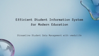 Student Information System (SIS): Streamlining Educational Management