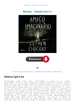 eBooks Amigo imaginario