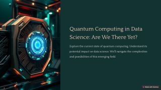 Quantum Computing in Data Science_ Are We There Yet_