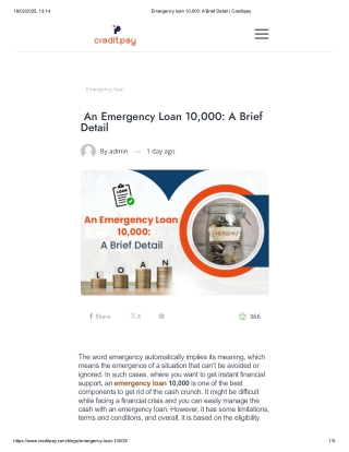 Fast Help: Get an Emergency Loan of ₹10,000 with CreditPey
