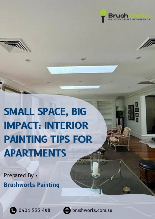 Small Space, Big Impact Interior Painting Tips for Apartments